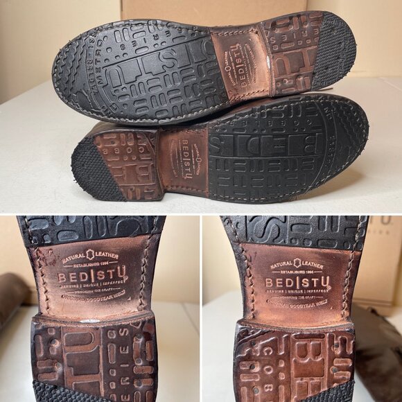 BED STU Manchester Heavily Distressed Tall Leather Riding Boots BEDSTU Size 8.5 - Picture 15 of 16